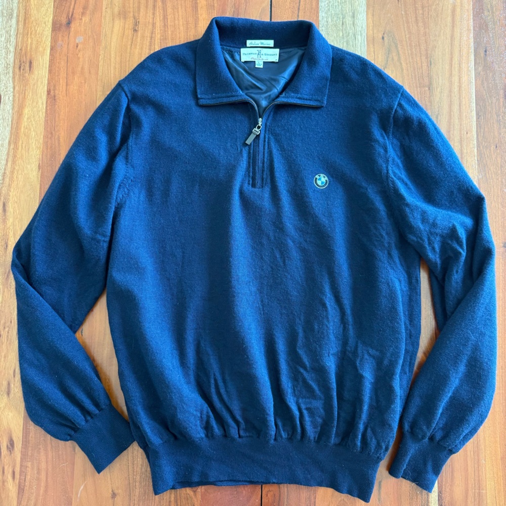 Fairway & Greene Dark Blue Zip-Up Sweater